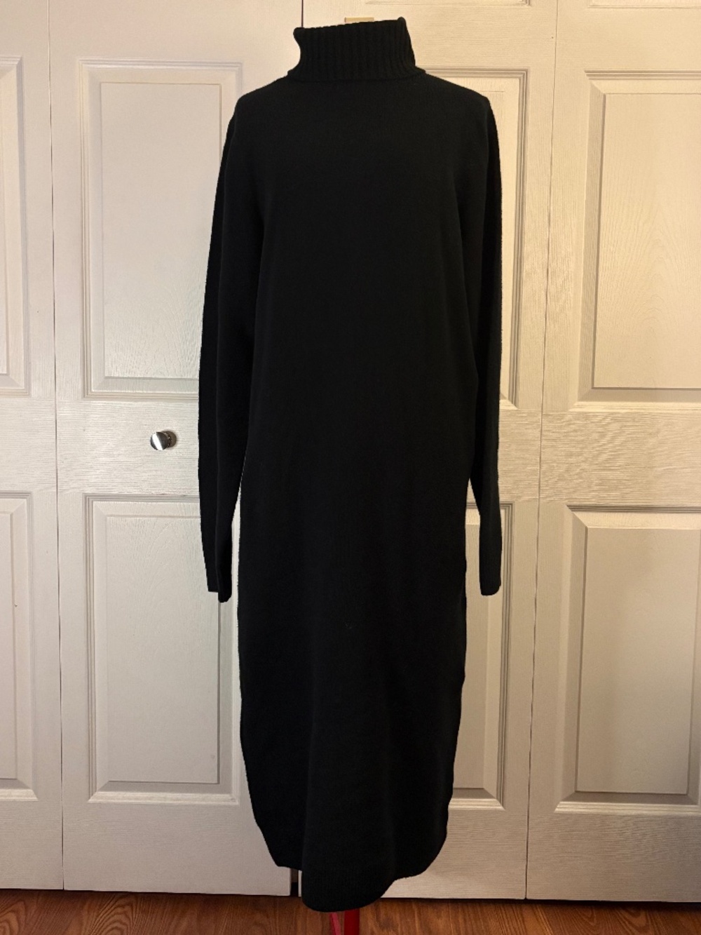 Black Gap Turtleneck Sweater Dress L Tall